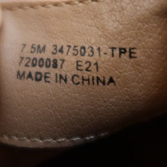 FRYE Mallory Chelsea Suede Leather boots taupe pull on booties fall heel 7.5 - Picture 4 of 11